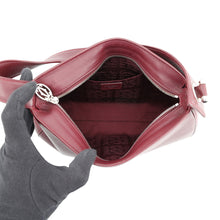 Load image into Gallery viewer, CARTIER Cabochon One-Shoulder Bag Bordeaux Leather
