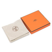 Load image into Gallery viewer, HERMES Clochette Long Necklace Lucky Daisy Mauve Sylvestre/Cuivre/White Swift Leather Metal
