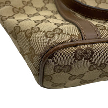 Load image into Gallery viewer, GUCCI GG Canvas Tote Bag Beige/Brown388929 GG Canvas Leather
