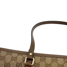 Load image into Gallery viewer, GUCCI GG Canvas Tote Bag Beige/Brown388929 GG Canvas Leather
