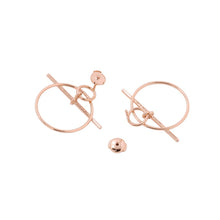 将图像加载到图库查看器中，HERMES Echappee Loop Earrings Size PM 18K Pink Gold
