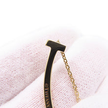 Load image into Gallery viewer, TIFFANY&amp;Co. T Smile Necklace Size Medium74957250 18K Yellow Gold

