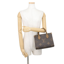 将图像加载到图库查看器中，LOUIS VUITTON Onthego RedM46373 Monogram Monogram Reverse Canvas Monogram Giant Size PM
