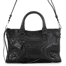 将图像加载到图库查看器中，BALENCIAGA Le City Handbag Black811442 Leather Size Small
