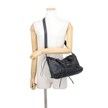 将图像加载到图库查看器中，BALENCIAGA Le City Handbag Black811442 Leather Size Small
