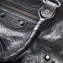 将图像加载到图库查看器中，BALENCIAGA Le City Handbag Black811442 Leather Size Small

