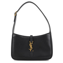 Load image into Gallery viewer, SAINT LAURENT PARIS LE 5 A 7 Le Sancassette Handbag Black6572282R20W1000 Calf Leather
