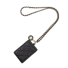 Load image into Gallery viewer, CHANEL Matelasse ChainShoulder Card Case BlackAP0711 Lambskin
