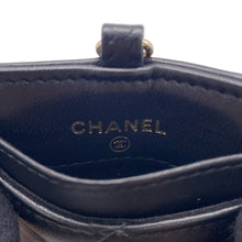Load image into Gallery viewer, CHANEL Matelasse ChainShoulder Card Case BlackAP0711 Lambskin
