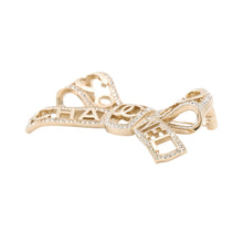 Load image into Gallery viewer, CHANEL Brooch Ribbon CC LogoAB4804 Metal Rhinestone
