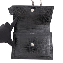 Load image into Gallery viewer, SAINT LAURENT PARIS Sunset ChainShoulder Bag Black442906DND0N1000 Embossed Leather Size Medium
