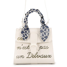 将图像加载到图库查看器中，Delvaux Brillon Rumor WhiteAA0480BFF010DCM Box Calf Leather Size MM
