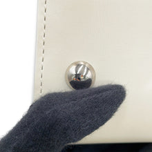 将图像加载到图库查看器中，Delvaux Brillon Rumor WhiteAA0480BFF010DCM Box Calf Leather Size MM
