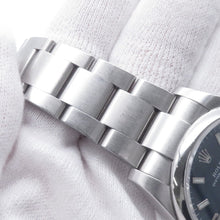 将图像加载到图库查看器中，ROLEX Oyster Perpetual W34mm Stainless Steel Blue Dial114200
