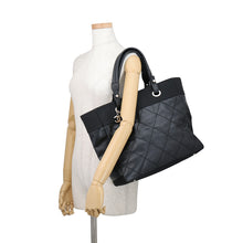 Load image into Gallery viewer, CHANEL Paris-Biarritz Tote Bag BlackA34209 Leather Canvas Size MM
