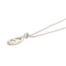Load image into Gallery viewer, HERMES Mini Maillon Necklace Size PM White Metal Lacquer

