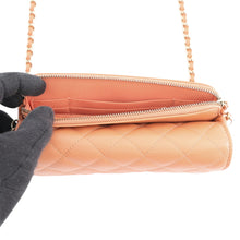 Load image into Gallery viewer, CHANEL Chain wallet OrangeAP2096 Lambskin
