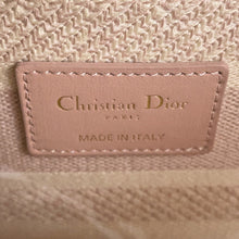 Load image into Gallery viewer, Dior Lady D-Light Houndstooth 2-Way Bag Rose De VanM0565OZAF_M912 Canvas Size Medium
