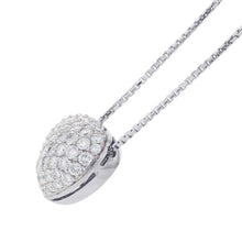 Load image into Gallery viewer, Damiani Pave Diamond Heart NecklaceN29581T 18K White Gold
