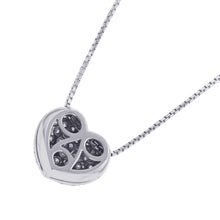 Load image into Gallery viewer, Damiani Pave Diamond Heart NecklaceN29581T 18K White Gold
