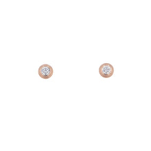 将图像加载到图库查看器中，CARTIER Damour Earrings Size MiniB8301214 18K Pink Gold
