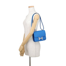 Load image into Gallery viewer, HERMES Constance3 Miroir Blue Hydra Epsom Size Mini
