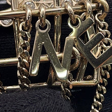 Load image into Gallery viewer, CHANEL CC Logo Birdcage Motif Brooch Gold Metal Faux Pearl Rhinestone
