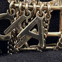 Load image into Gallery viewer, CHANEL CC Logo Birdcage Motif Brooch Gold Metal Faux Pearl Rhinestone
