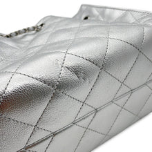 Load image into Gallery viewer, CHANEL CHANEL25 ChainShoulder Bag Silver Metallic Calf Leather Skin
