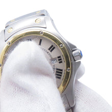 将图像加载到图库查看器中，CARTIER Santos Rondo MM W29mm Stainless Steel K18YG Ivory DialW20037R3
