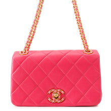 将图像加载到图库查看器中，CHANEL 19 Matelasse ChainShoulder Bag Pink Leather Size 20
