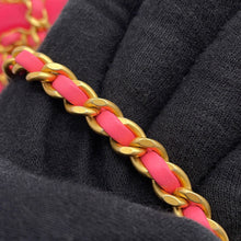 将图像加载到图库查看器中，CHANEL 19 Matelasse ChainShoulder Bag Pink Leather Size 20
