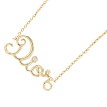 将图像加载到图库查看器中，Dior Amour Diamond NecklaceJOUI95051 18K Yellow Gold

