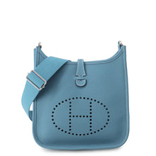Load image into Gallery viewer, HERMES Evelyne3 New Blue Jean Taurillon Clemence Size 23
