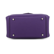 Load image into Gallery viewer, HERMES Lindy Purple Taurillon Clemence Size Mini
