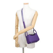 Load image into Gallery viewer, HERMES Lindy Purple Taurillon Clemence Size Mini
