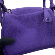 Load image into Gallery viewer, HERMES Lindy Purple Taurillon Clemence Size Mini
