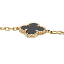 将图像加载到图库查看器中，Van Cleef &amp; Arpels Vintage Alhambra 5 Motif BraceletVCARA41300 18K Yellow Gold
