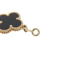 将图像加载到图库查看器中，Van Cleef &amp; Arpels Vintage Alhambra 5 Motif BraceletVCARA41300 18K Yellow Gold
