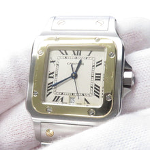 Load image into Gallery viewer, CARTIER Santos Galve LM H41mm×W29mm Stainless Steel K18YG Ivory DialW20011C4
