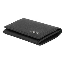 将图像加载到图库查看器中，GUCCI GUCCI Logo Card Case Black/Green771152 Leather
