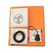 将图像加载到图库查看器中，HERMES Kelly Retourne Black Togo Leather Size 25
