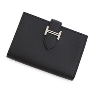 HERMES Bearn Card Case Black Epsom