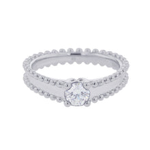 将图像加载到图库查看器中，Van Cleef &amp; Arpels Ester Diamond Ring Size 49/#9 Pt950
