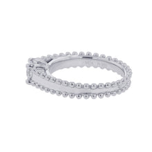 将图像加载到图库查看器中，Van Cleef &amp; Arpels Ester Diamond Ring Size 49/#9 Pt950

