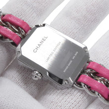 将图像加载到图库查看器中，CHANEL Premiere Padlock Limited Edition 1200 pieces H26.0mm×W20.0mm Stainless Steel Leather White Shell DialH6359
