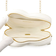 Load image into Gallery viewer, CHANEL Matelasse Heart Shape Chain Shoulder WhiteAS3191 Lambskin
