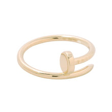 Load image into Gallery viewer, CARTIER Juste Un Clou Ring Size Small/51/#11B4225900 18K Yellow Gold
