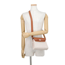 Load image into Gallery viewer, HERMES Herbag zip Gold/Ecru Toile H Vache Hunter Leather Size Mini

