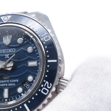 Load image into Gallery viewer, SEIKO Prospex Divers GMT 60th Anniversary Limited Edition (Limited to 6000 pieces) W42mm Stainless Steel Blue DialSBEJ027
